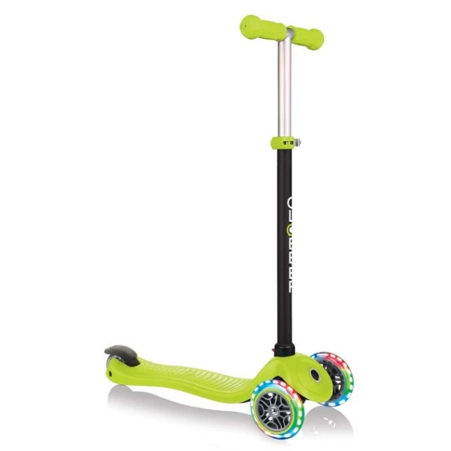 Globber 4 σε 1 σκούτερ με σταθεροποιητή, GO UP Sporty Lights - Green