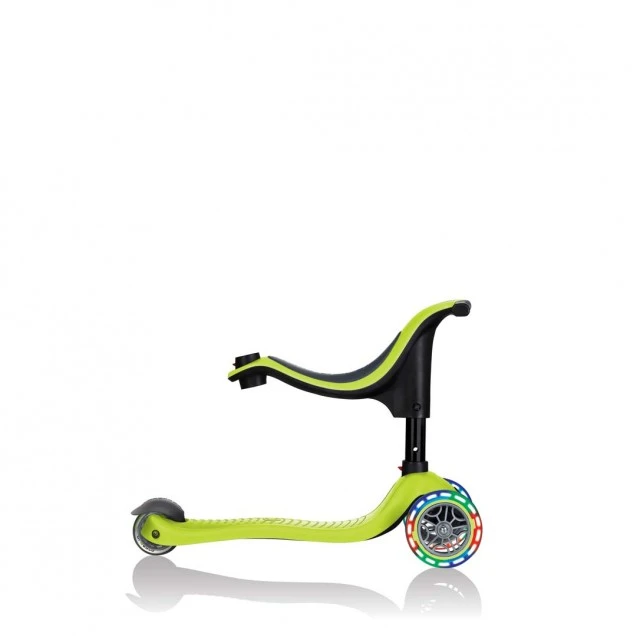 Globber 4 σε 1 σκούτερ με σταθεροποιητή, GO UP Sporty Lights - Green