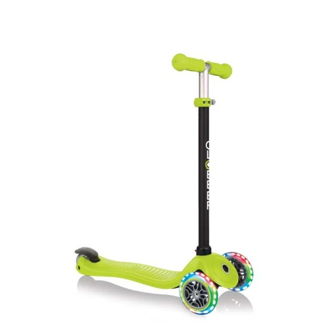 Globber 4 σε 1 σκούτερ με σταθεροποιητή, GO UP Sporty Lights - Green