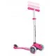 Primo Fantasy Light scooter με φωτιζόμενα ελαστικά - Ροζ στάμπα λουλουδιών