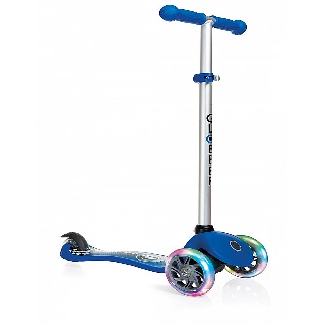 Primo Fantasy Light Scooter με λαμπερά ελαστικά - Blue Racing Print