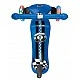 Primo Fantasy Light Scooter με λαμπερά ελαστικά - Blue Racing Print
