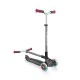 Scooter Globber Master Lights 3 τροχών, μαύρο και κόκκινο