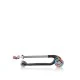 Scooter Globber Master Lights 3 τροχών, μαύρο και κόκκινο
