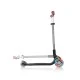 Scooter Globber Master Lights 3 τροχών, μαύρο και κόκκινο