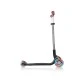Scooter Globber Master Lights 3 τροχών, μαύρο και κόκκινο