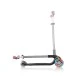 Scooter Globber Master Lights 3 τροχών, μαύρο και κόκκινο