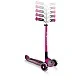 Scooter Globber Master Lights 3 τροχών, Ροζ