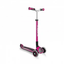 Scooter Globber Master Lights 3 τροχών, Ροζ