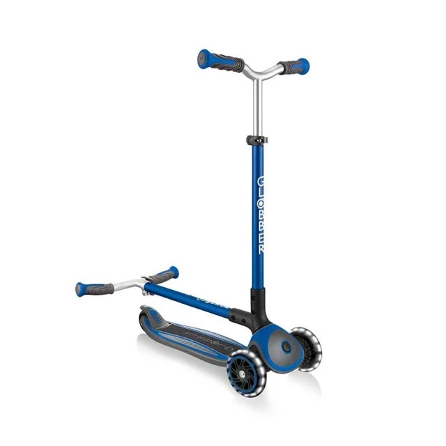 Scooter Globber Master Lights 3 τροχών, μπλε