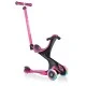 Globber Go Up Comfort Lights 5 σε 1 Scooter Parental Control - Ροζ