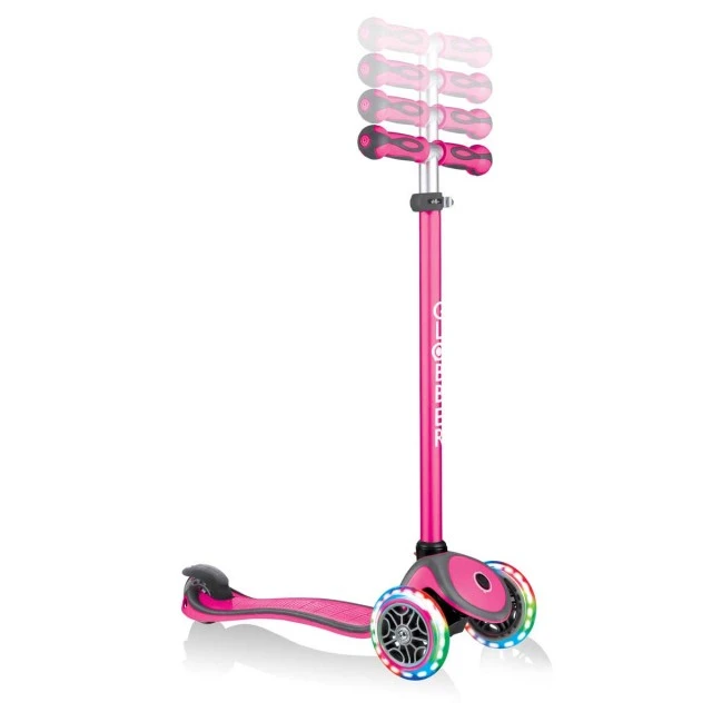 Globber Go Up Comfort Lights 5 σε 1 Scooter Parental Control - Ροζ