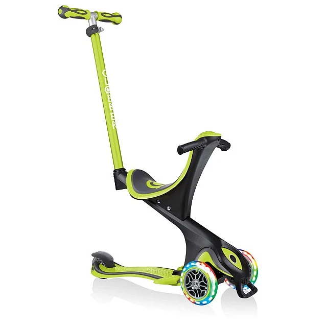Globber Go Up Comfort Lights 5 σε 1 Scooter Parental Control - Πράσινο
