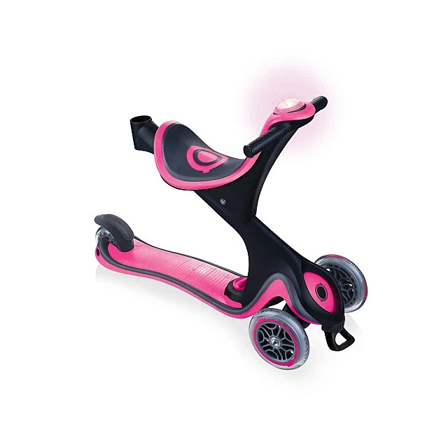 Globber Go Up Comfort Play 5 σε 1 Scooter με Γονικό Έλεγχο - Ροζ