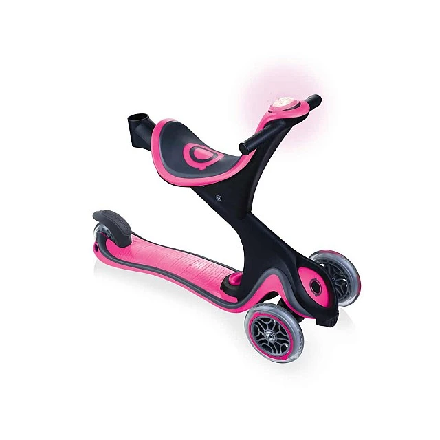 Globber Go Up Comfort Play 5 σε 1 Scooter με Γονικό Έλεγχο - Ροζ