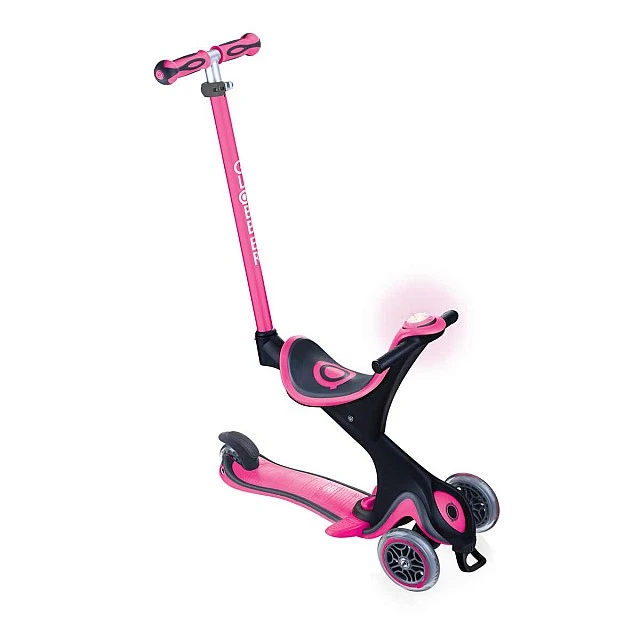 Globber Go Up Comfort Play 5 σε 1 Scooter με Γονικό Έλεγχο - Ροζ