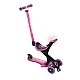 Globber Go Up Comfort Play 5 σε 1 Scooter με Γονικό Έλεγχο - Ροζ