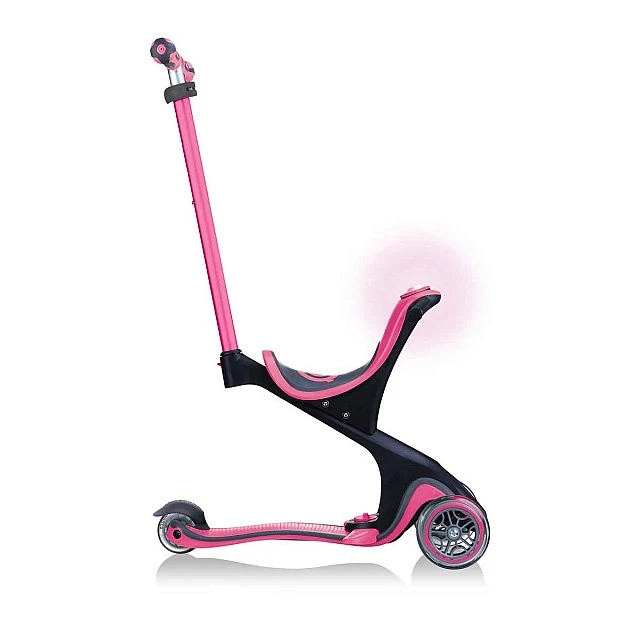 Globber Go Up Comfort Play 5 σε 1 Scooter με Γονικό Έλεγχο - Ροζ