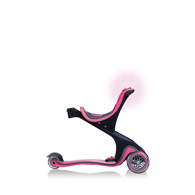Globber Go Up Comfort Play 5 σε 1 Scooter με Γονικό Έλεγχο - Ροζ