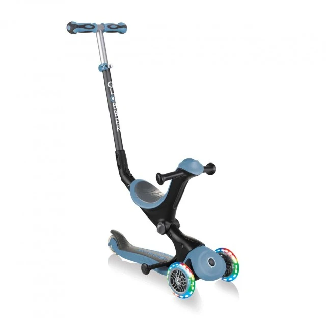 GO UP Deluxe Lights 5 σε 1 Scooter Parental Control - Παστέλ Μπλε