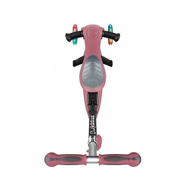 GO UP Deluxe Lights 5 in 1 Parental Control Scooter - Rose Ash
