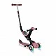 GO UP Deluxe Lights 5 in 1 Parental Control Scooter - Rose Ash