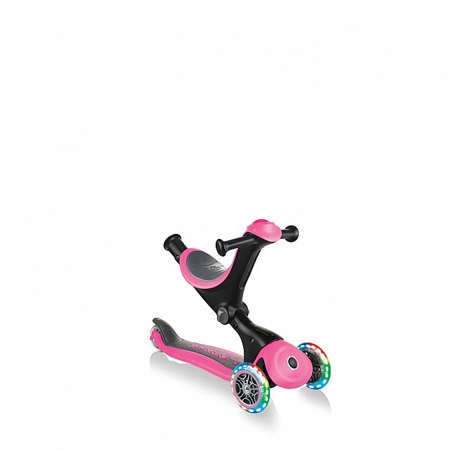 GO UP Deluxe Lights 5 σε 1 Scooter Parental Control - Ροζ