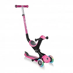 GO UP Deluxe Lights 5 σε 1 Scooter Parental Control - Ροζ