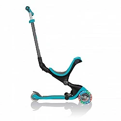 Scooter με γονικό έλεγχο 5 σε 1, GO UP Deluxe Lights - Turquoise