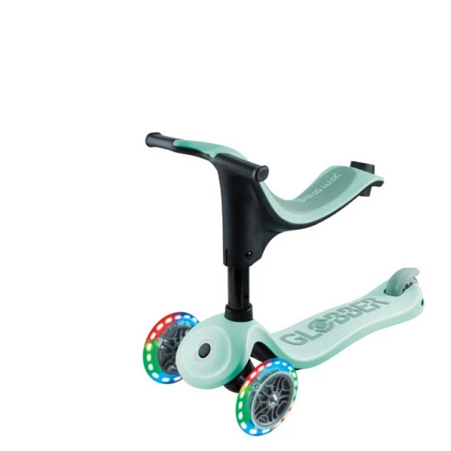 Σκούτερ με κάθισμα 4 σε 1 GLOBBER GO UP SPORTY LIGHT - πράσινο της μέντας