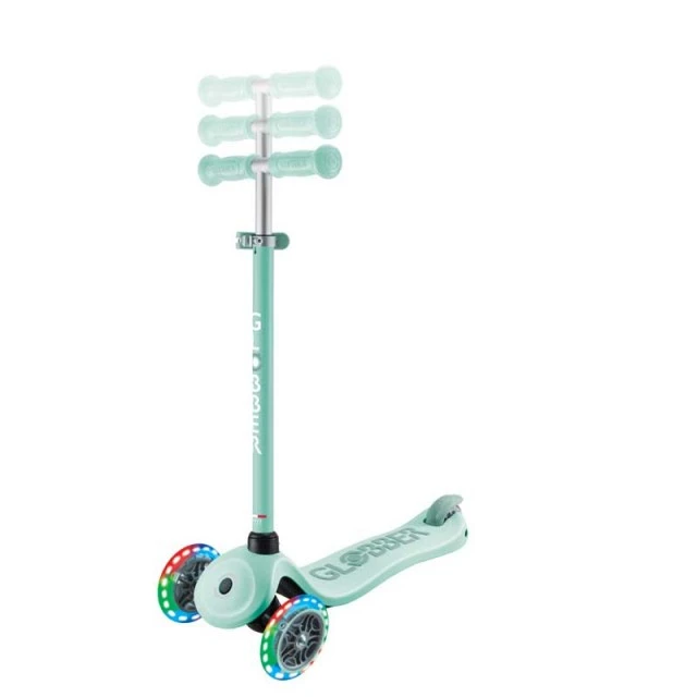 Σκούτερ με κάθισμα 4 σε 1 GLOBBER GO UP SPORTY LIGHT - πράσινο της μέντας