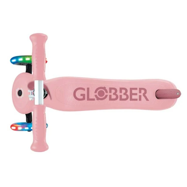 Σκούτερ με κάθισμα 4 σε 1 GLOBBER GO UP SPORTY LIGHT - παστέλ ροζ