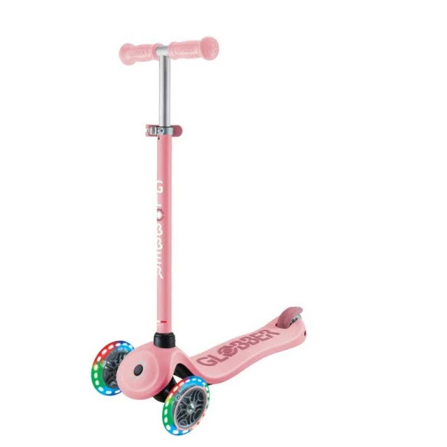 Σκούτερ με κάθισμα 4 σε 1 GLOBBER GO UP SPORTY LIGHT - παστέλ ροζ