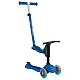 Σκούτερ με κάθισμα 4 σε 1 GLOBBER GO UP SPORTY LIGHT - σκούρο μπλε