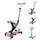 Πατίνι με κάθισμα 5 σε 1 GLOBBER GO UP DELUXE LITS ECOLOGIC 360° - ροζ