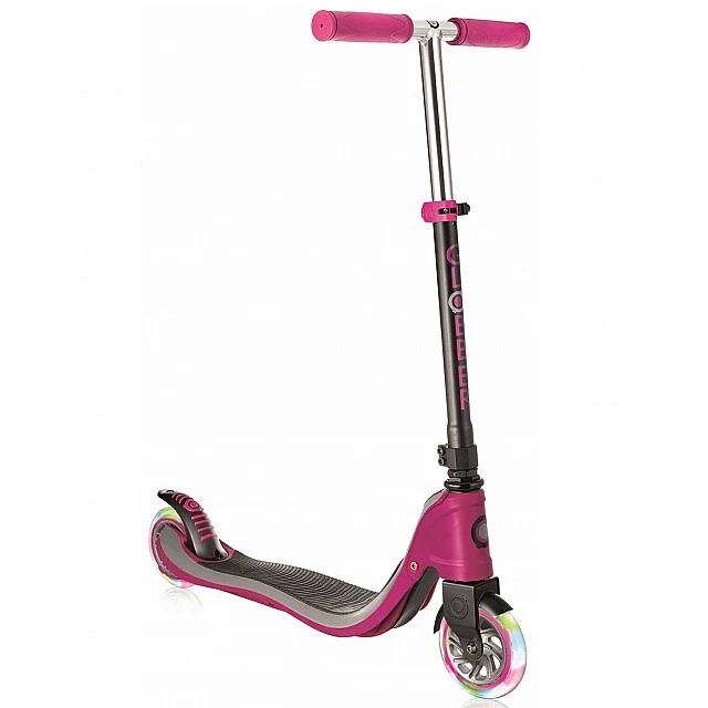 Flow 125 Light Teen Scooter με λαμπερά ελαστικά, ροζ