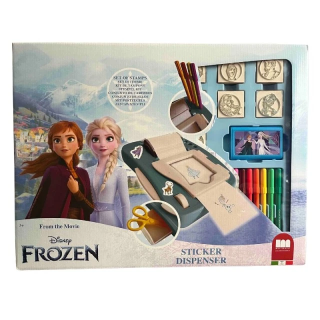Δημιουργικό σετ "Frozen 2" με μηχανή αυτοκόλλητων και αξεσουάρ