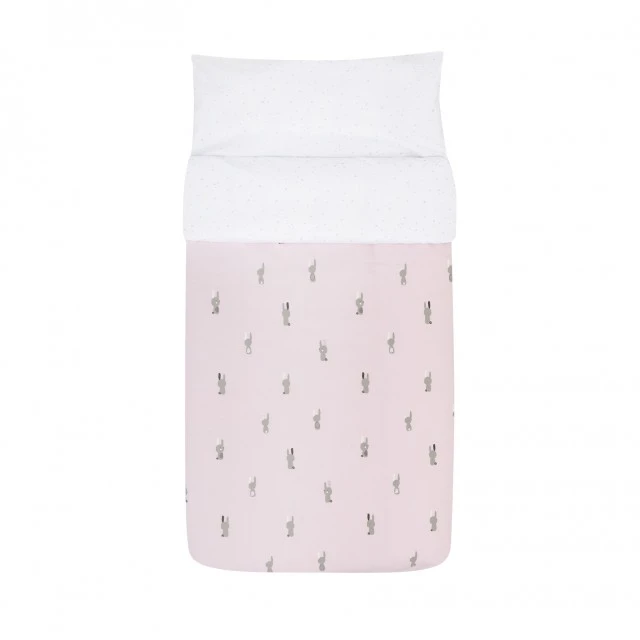 Σετ σεντόνια Petit Praia SNOOPS ROSA 60x120