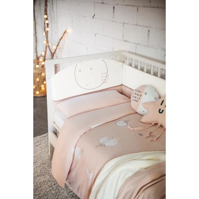 Σετ Σεντόνι Baby Clic 70x140cm - Nuit Pink