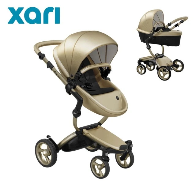 Συνδυασμένο καρότσι μωρού Mima Xari 2 σε 1 – σαμπάνια