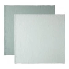 Bebe-Jou 2τμχ. Πάνες μουσελίνας 70x70cm Pure Cotton Green