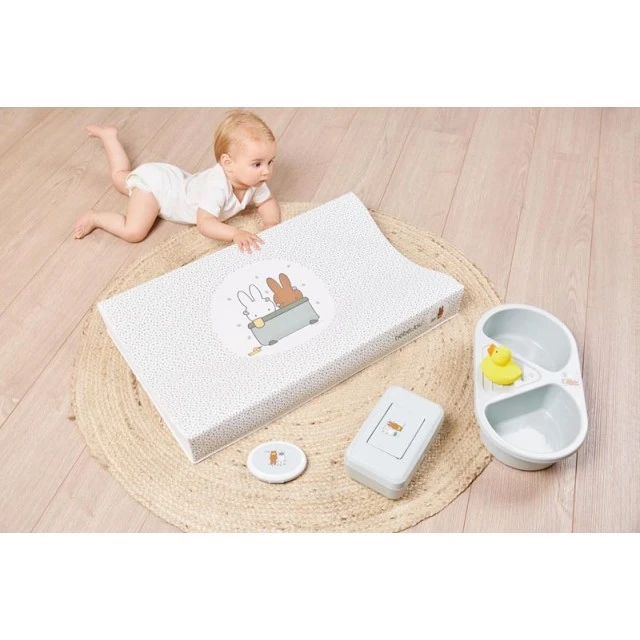 Μαξιλαράκι αλλαξιέρα Bebe-Jou 72x44cm Miffie and Melanie