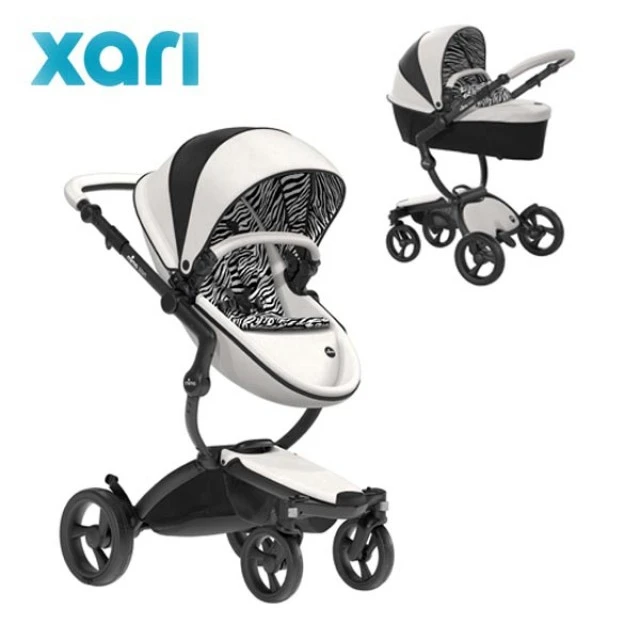 Συνδυαστικό καρότσι μωρού Mima Xari 2in1 - New York zebra Limited