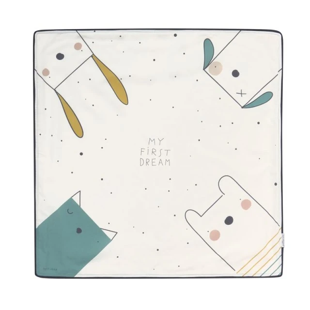 Βρεφική κουβέρτα Petit Praia 80x80cm - Wild