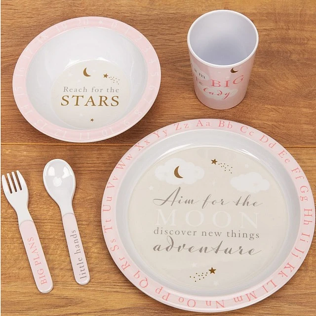 Σετ τραπεζαρίας Widdop Melamine Bambino Pink