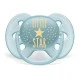 Πιπίλες Ultra Soft 6-18m σε μπλε χρώμα με επιγραφή και αστέρι