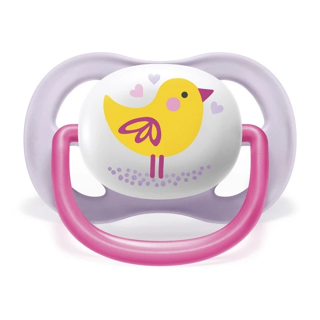Πιπίλες Ultra Air Animals 0-6m με διακόσμηση Penguin and Bird