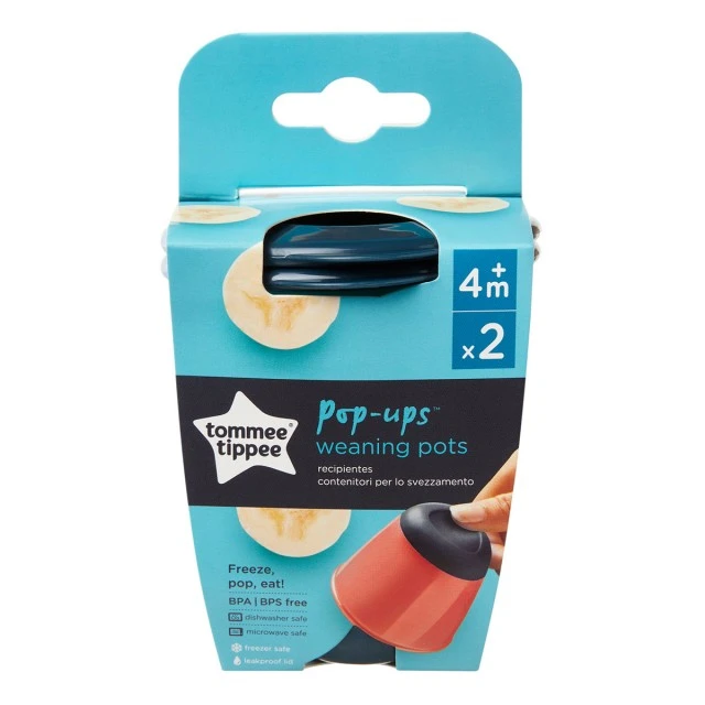 Μεγάλα δοχεία για φαγητό 120ml, 2 τμχ/οπ