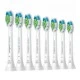 Τυπική κεφαλή Optimal White BrushSync 8 τεμαχίων λευκό