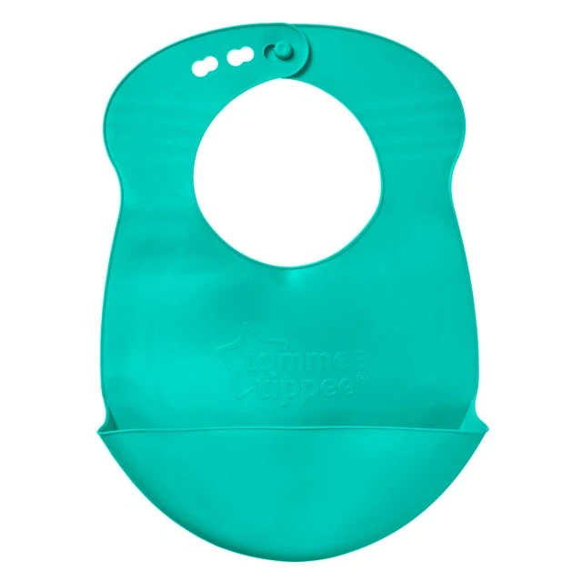 Tommee Tippee υφασμάτινη ποδιά-ρολό 6μ+, τιρκουάζ